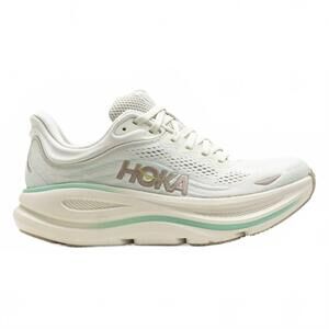 NEW HOKA women's bondi 9 shoes - wide in truffle salt/sea glass